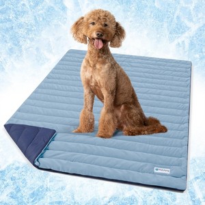 PetAmi Premium Cooling Blanket Mat for Dog Pet Cat, Q-MAX Cold Summer Sofa Couch Crate Kennel Cover Sleeping Pad - 1 of 4