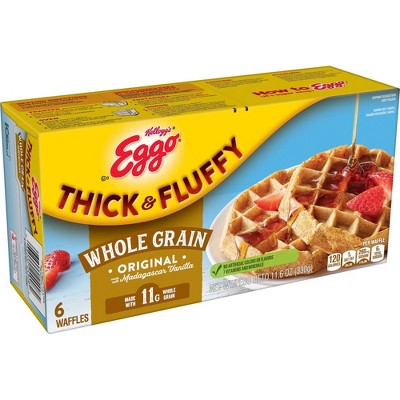 Eggo Thick & Fluffy Whole Grain Original Frozen Waffles - 6ct