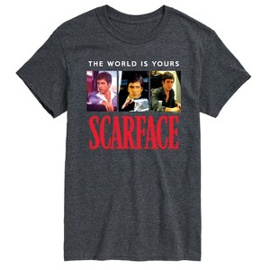 Men's - Scarface - The World Is Yours- Men's Short Sleeve Graphic T-Shirt Short Sleeve Graphic T-Shirt - 1 of 4