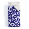 Deny Designs DorisciciArt Indigo Boho Floral Comforter and Pillow Sham Set Blue - 2 of 4