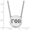 Black Bow Jewelry Sterling Silver Gamma Phi Beta Greek Life Necklace 18 Inch - 2 of 4