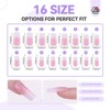 SAVILAND French Press On Nails Long Square 160 Pcs, Thicker Sturdy Matte False Nails with Full Cover Tips - Salon Quality DIY Kit. - 4 of 4