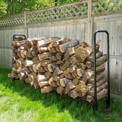 Nature Spring 8-foot Firewood Rack With Cover : Target