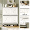 Shoe Storage Cabinet with Flip Drawers, Entryway Freestanding Shoes Rack - 4 of 4
