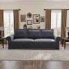 TIRAMISUBEST 3-in-1 Pull Out King Size Sofa Bed, Velvet Convertible Sleeper Sofa with Nailhead Trim & Rolled Arms - 3 of 4