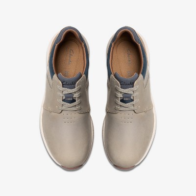 Clarks Mens Motion Trek PT Taupe Combination Shoes 8 Medium — фото 6