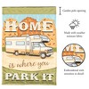 Magnolia Garden Home is Where You Park It RV 13 x 18 Inch Polyester Garden Flag - 2 of 2