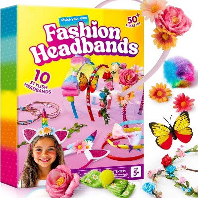 SYNCFUN Headband Making Kit For Girls Make Your Own Fashion Headbands 