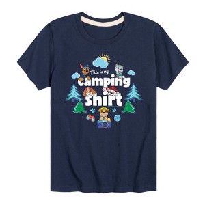 Boys' - Paw Patrol - This Is My Camping Shirt Short Sleeve Graphic T-Shirt - 1 of 4