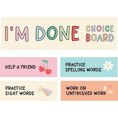 Pippi Post I'm Done Choice Bulletin Board Kit