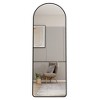 FURNIinspire Full Length Mirrors Wall Mirror, Decorative Mirror, Clothing Store, Floor Standing Large Mirror, Wall Mounted, Black 23.2*0.6"*64.9" - 2 of 4