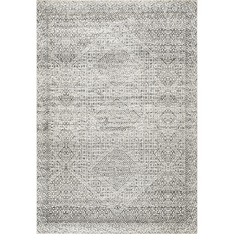 nuLOOM Abstract Machine Washable Area Rug, 1 of 11