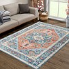 Boho Area Rug Thick Throw Rug Plush Rug Fuzzy Rugs Bedroom Living Room Carpet Accent Rugs Vintage Rugs - 2 of 4