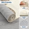 TROPOW 8x10 Living Room, Non Slip Modern Abstract Bedroom Rugs with Snake Print, Soft Low Pile Accent Large Carpet - 4 of 4