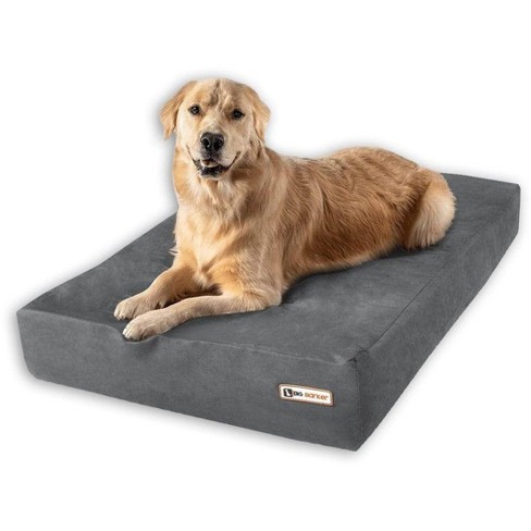 Big Barker 7 Orthopedic Dog Bed - Sleek Edition - Charcoal Gray - Large - 48 x 30 x 7