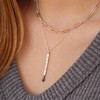 Silver Matchstick Necklace by Lotus Stone Jewelry - 2 of 4