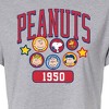 Women's - Peanuts - Peanuts Crew Athletic Cropped Graphic T-Shirt - 2 of 4