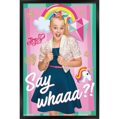 Trends International JoJo Siwa - Say Whaa Framed Wall Poster Prints