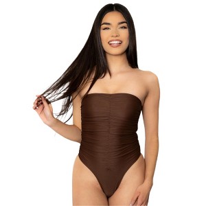 Azzul Swimwear Syrian Strapless Sweetheart One-Piece Swimsuit – Elegant Comfort with Flattering Support - 1 of 2