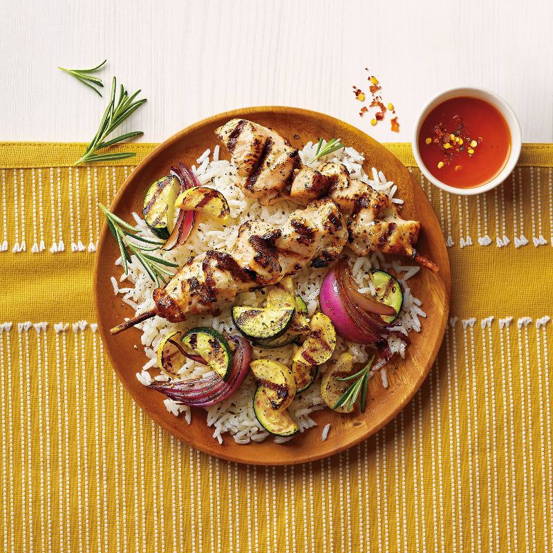 Grilled Chicken Breast Skewers with Rotisserie-Style Seasonings - 6ct/10.5oz - Good &#38; Gather&#8482;, 3 of 8