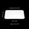 Unique Bargains Plastic Rectangle Fast Food Multi-Purpose Serving Tray - 2 of 3