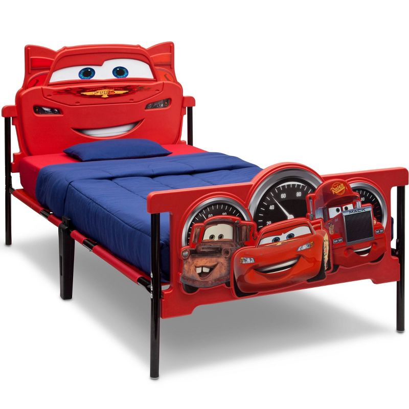 Twin Disney Pixar Cars Plastic 3D Kids&#39; Bed - Delta Children, 4 of 9