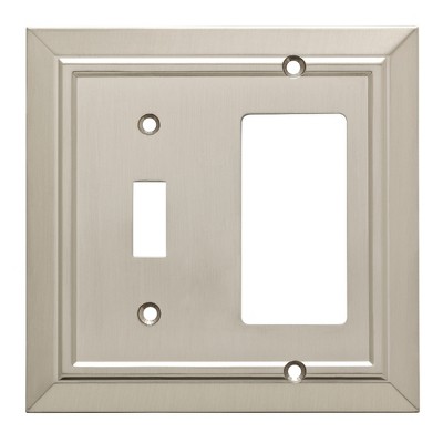 Franklin Brass Classic Architecture Switch/Decorator Wall Plate Nickel