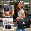Gifts for Women Initial Travel Duffle Bag Quilted Weekender Carry-On O - 3 of 4