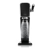 SodaStream Art Sparkling Water Maker with CO2 and Carbonating Bottle Black