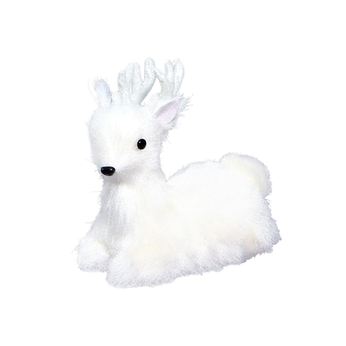 The Lakeside Collection Winter White Woodland Decor - Owl or Deer - - thumbnail 3