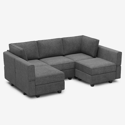 Belffin Modular Terry Sofa with Storage Seat (5 Seats + 7 Sides)