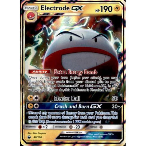 Pokemon Celestial Storm Ultra Rare Holo Electrode Gx 48