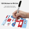 Big Dot of Happiness Winter Birds Gift Tag Stickers, Assorted Winter Holiday Party Gift Tag Labels, To and From Stickers - 12 Sheets - 120 Stickers - 3 of 4