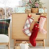 Cable Knit Christmas Stocking Red - Wondershop™ - image 2 of 2
