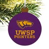 University of Wisconsin-Stevens Point Pointers Logo Wood Christmas Tree Holiday Ornament - 4 of 4