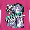 Girls' - Disney - Ariel Pop Fitted Short Sleeve Graphic T-Shirt - 2 of 4