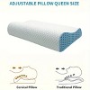 Cooling Memory Foam Pillow for Neck Support - Ergonomic Design, Side Back Tummy Time Sleeping Posture, Soft Cover, Non-Electric Comfort - 4 of 4