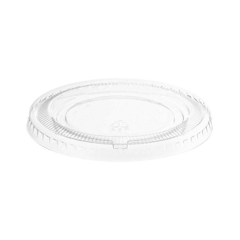 Lid For Clear Plastic Disposable Portion / Souffle cup 4oz, 1 of 3
