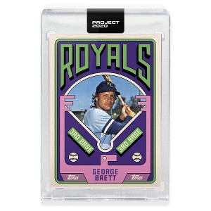 Topps Topps PROJECT 2020 Card 75 - 1975 George Brett by Grotesk - 1 of 4