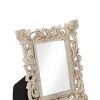 Set of 3 Polystone Scroll Handmade Intricate Carved 1 Slot Photo Frames - Olivia & May - image 4 of 4