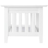 AFI Mission Solid Wood Traditional Coffee Table in White - 4 of 4