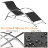 Outdoor Chaise Lounge Chairs Set of 3, Reclining Chairs, Aluminum Patio Loungers, Modern Design, Weather-Resistant, and Easy Assembly - 3 of 4