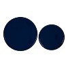 Kate and Laurel Neila Tray, 2 Piece, Navy Blue and Gold - 4 of 4
