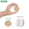 Unique Bargains Wicker Rattan Decorative DIY Crafts Balls 1.6 Inch 20 Pcs - 2 of 4