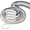 Deflecto® Supurr-Flex® Dryer Vent Kit, 8ft in Silver - image 4 of 4