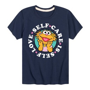 Boys' - Sesame Street - Self Care Is Self Love Short Sleeve Graphic T-Shirt - 1 of 4