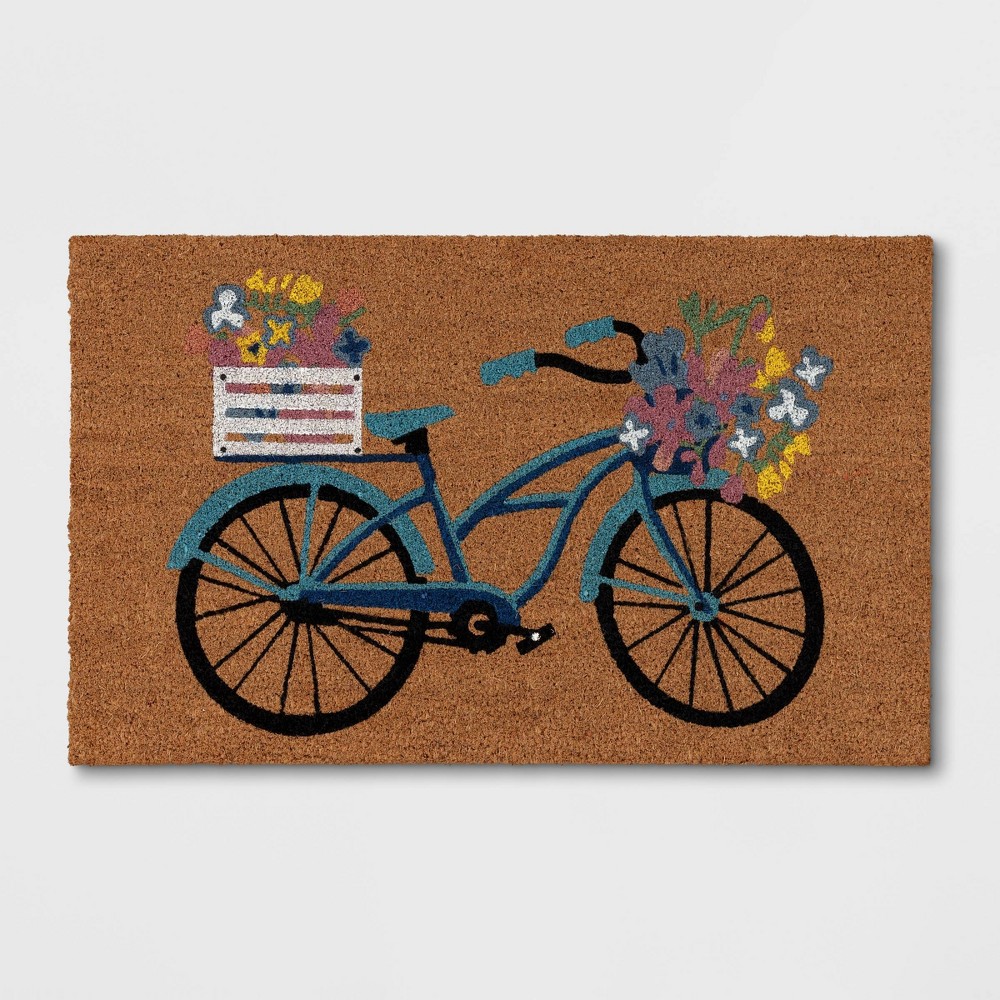 1'6"x2'6" Bicycle Coir Doormat Natural - Threshold