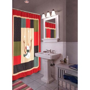 C&F Home Snowball Fun Shower Curtain - 1 of 2