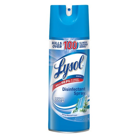 Lysol Spring Waterfall Scented Disinfectant Spray 12 5oz Target