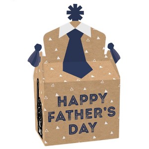 Big Dot of Happiness My Dad is Rad - Treat Box Party Favors - Father's Day Party Goodie Gable Boxes - Set of 12 - 1 of 4